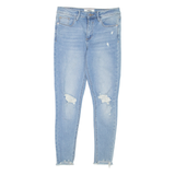 DIESEL Distressed Womens Jeans Blue Regular Skinny W28 L27