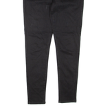 DIESEL Medium Rise Womens Jeans Black Regular Skinny W32 L28