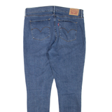 LEVI'S Womens Jeans Blue Regular Skinny W31 L30
