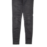 LEVI'S 710 Womens Jeans Black Regular Skinny W25 L30