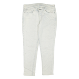 LEVI'S Womens Jeans White Regular Skinny W32 L28