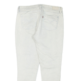 LEVI'S Womens Jeans White Regular Skinny W32 L28