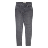 LEVI'S 710 Womens Jeans Grey Regular Skinny W28 L30