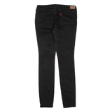 LEVI'S Womens Jeans Black Regular Skinny W30 L32