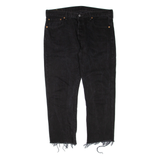 LEVI'S Mens Jeans Black Regular Straight W36 L27
