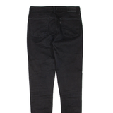 LEVI'S 710 Womens Jeans Black Regular Skinny W29 L32
