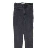 LEVI'S Mile High Womens Jeans Black Regular Skinny W26 L32