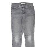 LEVI'S 311 Shaping Womens Jeans Grey Regular Skinny Stone Wash W26 L30