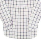 LEE COOPER Mens Shirt Grey Check Long Sleeve S