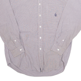NAUTICA Mens Shirt Grey Check Long Sleeve M