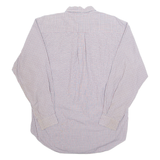 NAUTICA Mens Shirt Grey Check Long Sleeve M