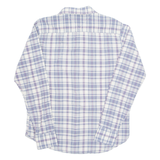 TOMMY HILFIGER Mens Shirt Blue Check Long Sleeve L