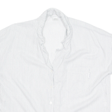 Womens Shirt White Striped 3/4 Sleeve L