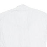 Womens Shirt White Striped 3/4 Sleeve L