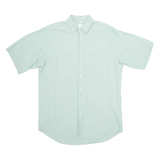 NEW TASTE Mens Plain Shirt Green M