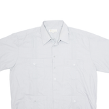 TROPICAL Mens Plain Shirt Grey XL