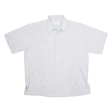 TROPICAL Mens Plain Shirt Grey XL