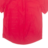 TOMMY HILFIGER Mens Plain Shirt Red M