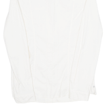 ALLSPORTS Mens Plain Shirt White Long Sleeve M