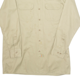DICKIES Tall Mens Worker Shirt Green Long Sleeve L