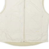 CHAMPION Womens Gilet White Nylon S