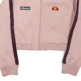ELLESSE Cropped Womens Track Jacket Pink UK 14