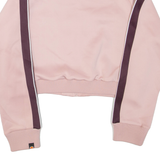 ELLESSE Cropped Womens Track Jacket Pink UK 14