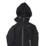 REEBOK Mens Track Jacket Black Hooded M