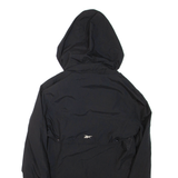 REEBOK Mens Track Jacket Black Hooded M