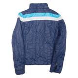 DIESEL Womens Quilted Jacket Blue M