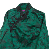 Lightweight Womens Jacket Green Floral M