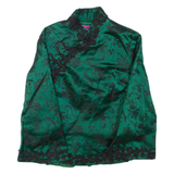 Lightweight Womens Jacket Green Floral M