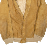 Mens Jacket Brown Leather L