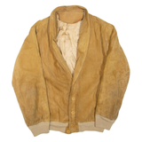 Mens Jacket Brown Leather L