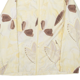 JEAN LEDUC Womens Jacket Yellow Floral L