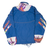 DEESSE Mens Track Jacket Blue Crazy Pattern L