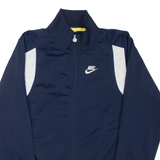 NIKE Mens Track Jacket Blue L