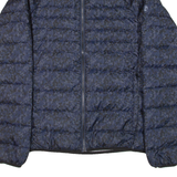 TIMBERLAND Insulated Mens Puffer Jacket Blue Camouflage S