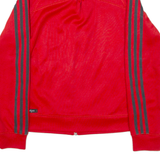 ADIDAS Womens Track Jacket Red UK 10