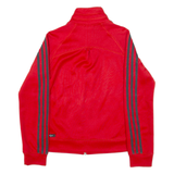 ADIDAS Womens Track Jacket Red UK 10
