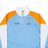 ELLESSE Womens Shell Jacket Blue Colourblock UK 8
