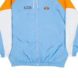 ELLESSE Womens Shell Jacket Blue Colourblock UK 8