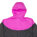 NIKE Cropped Womens Pullover Jacket Black Hooded M