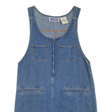 ERIKA CLASSICS Womens Day Dress Blue Denim Sleeveless Short M