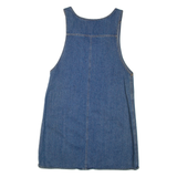 ERIKA CLASSICS Womens Day Dress Blue Denim Sleeveless Short M