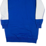 POLO RALPH LAUREN Womens Jumper Dress Blue Long Sleeve Short M