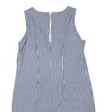 TOMMY HILFIGER Womens Day Dress Blue Striped Sleeveless Knee Length M