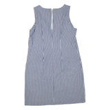 TOMMY HILFIGER Womens Day Dress Blue Striped Sleeveless Knee Length M