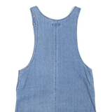 CHEROKEE Womens Dungaree Dress Blue Denim Sleeveless Short S