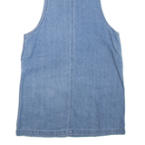CHEROKEE Womens Dungaree Dress Blue Denim Sleeveless Short S